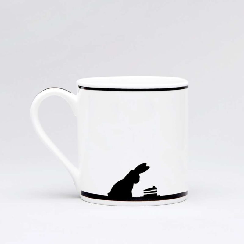 Ham Cake Loving Rabbit Mug