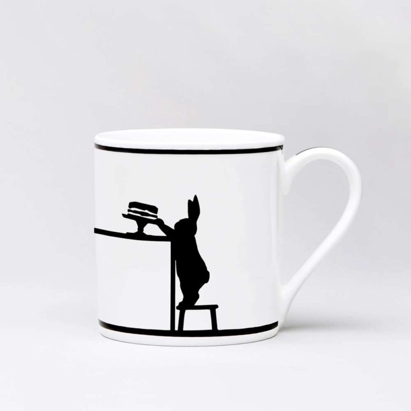 Ham Cake Loving Rabbit Mug