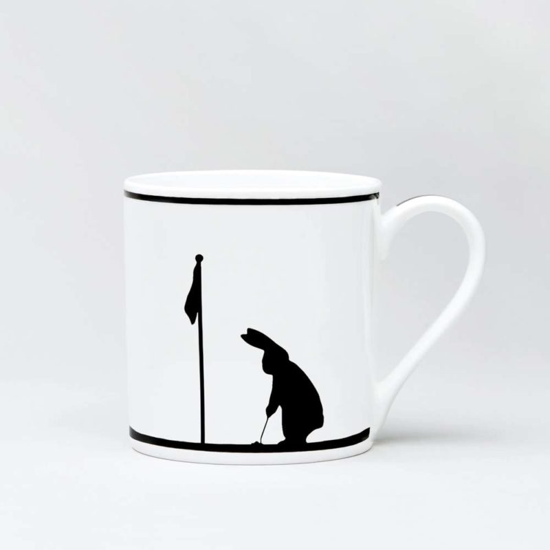 Ham Golfing Rabbit Mug