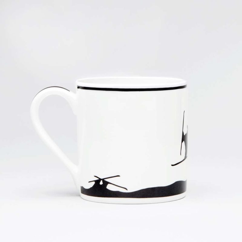 Ham Ski Jumping Rabbit Mug