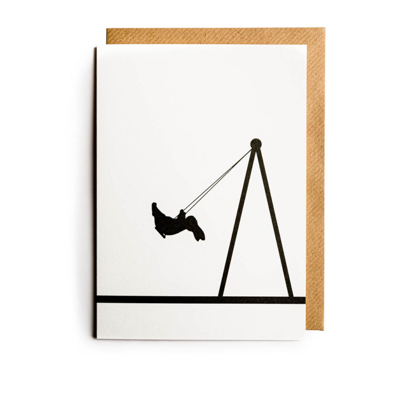 Ham Swing Rabbit Card