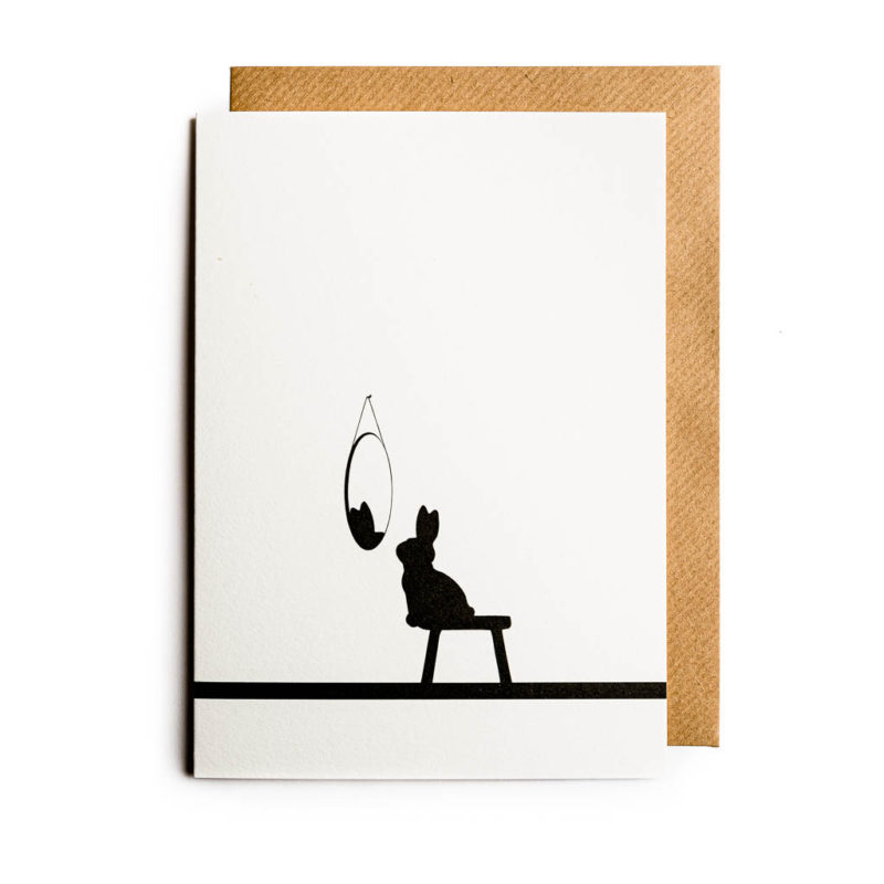 Ham Reflective Rabbit Card