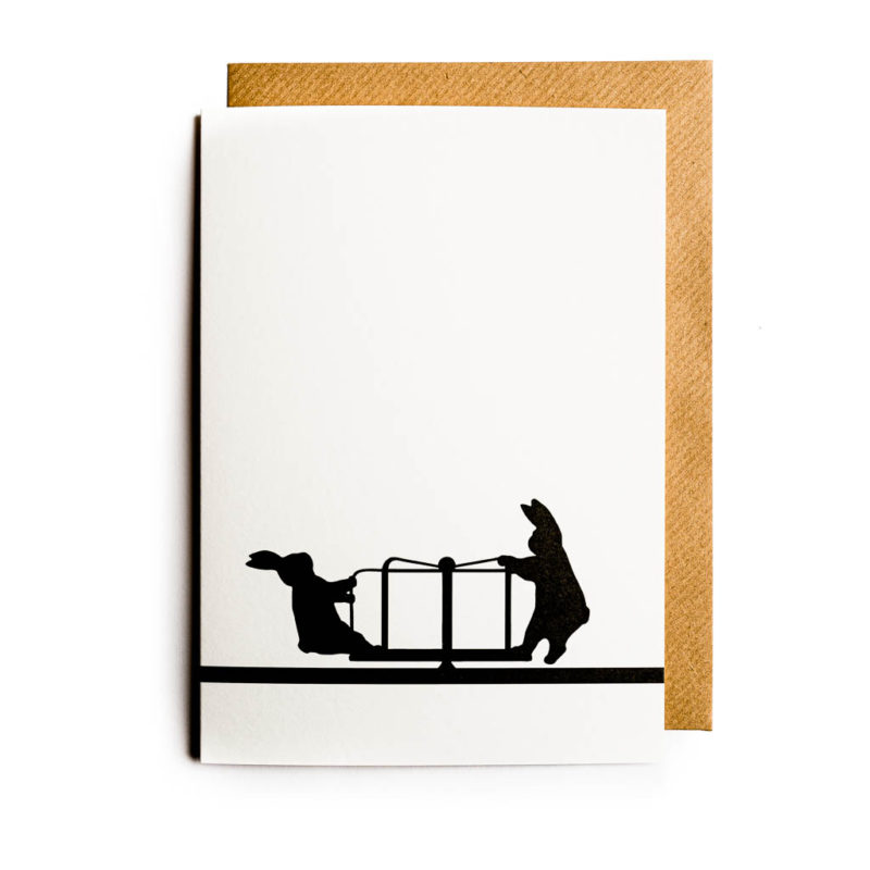 Ham Roundabout Rabbit Card